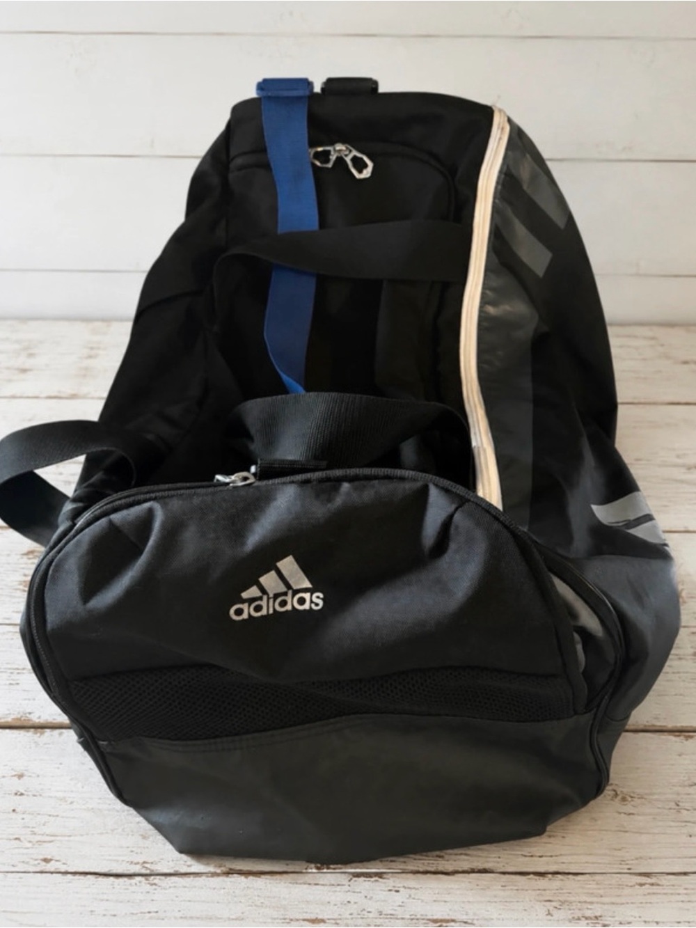 adidas Black Sports Backpack - Durable Gym & Travel Bag
